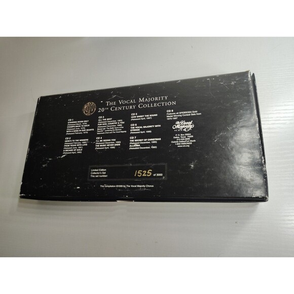RARE The Vocal Majority Men's Chorus 20th Century Collection LE 8-CD Boxed Set - Picture 10 of 10